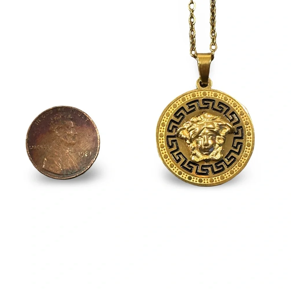 Medusa Pendant Necklace